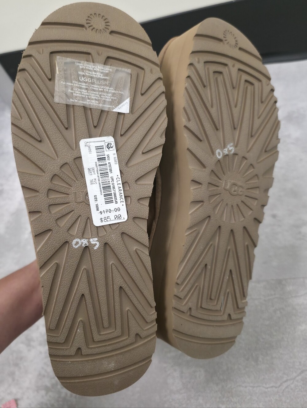 UGG Mini Boot Platform, Size 10 - Picture 6 of 7